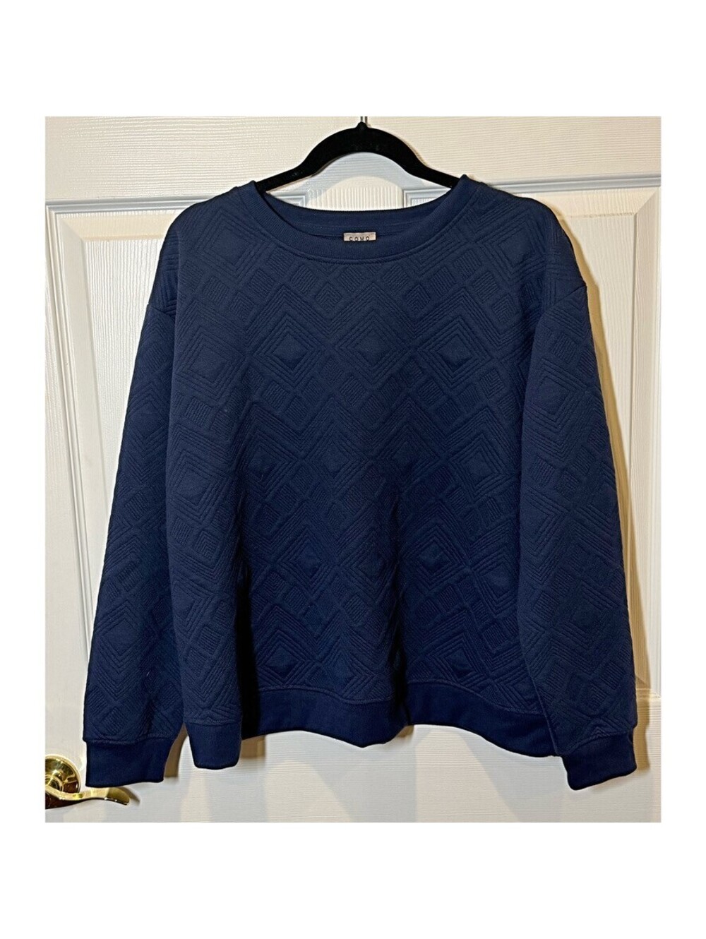 Quilted sweatshirt